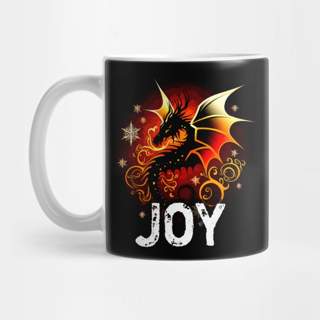 Christmas Dragon Joy by MaystarUniverse